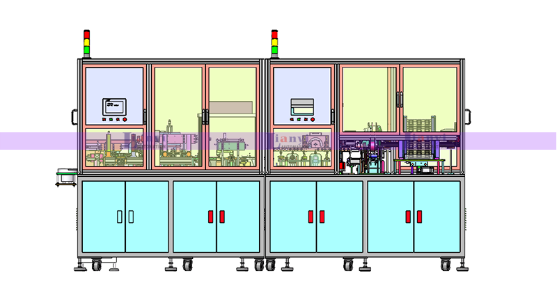 FAKRA單雙孔公端臥式SMT組裝檢測設備